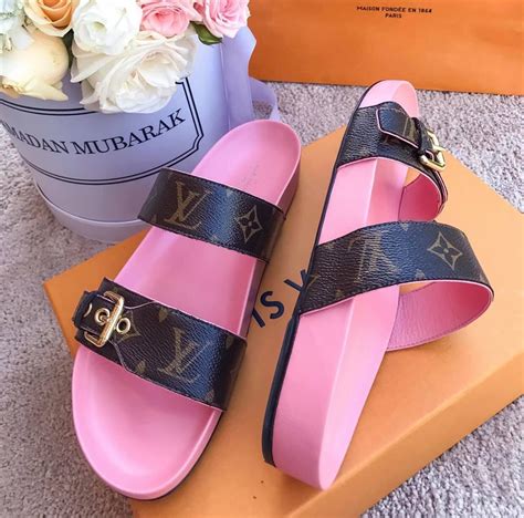 louis vuitton fur slide|Louis Vuitton sliders women.